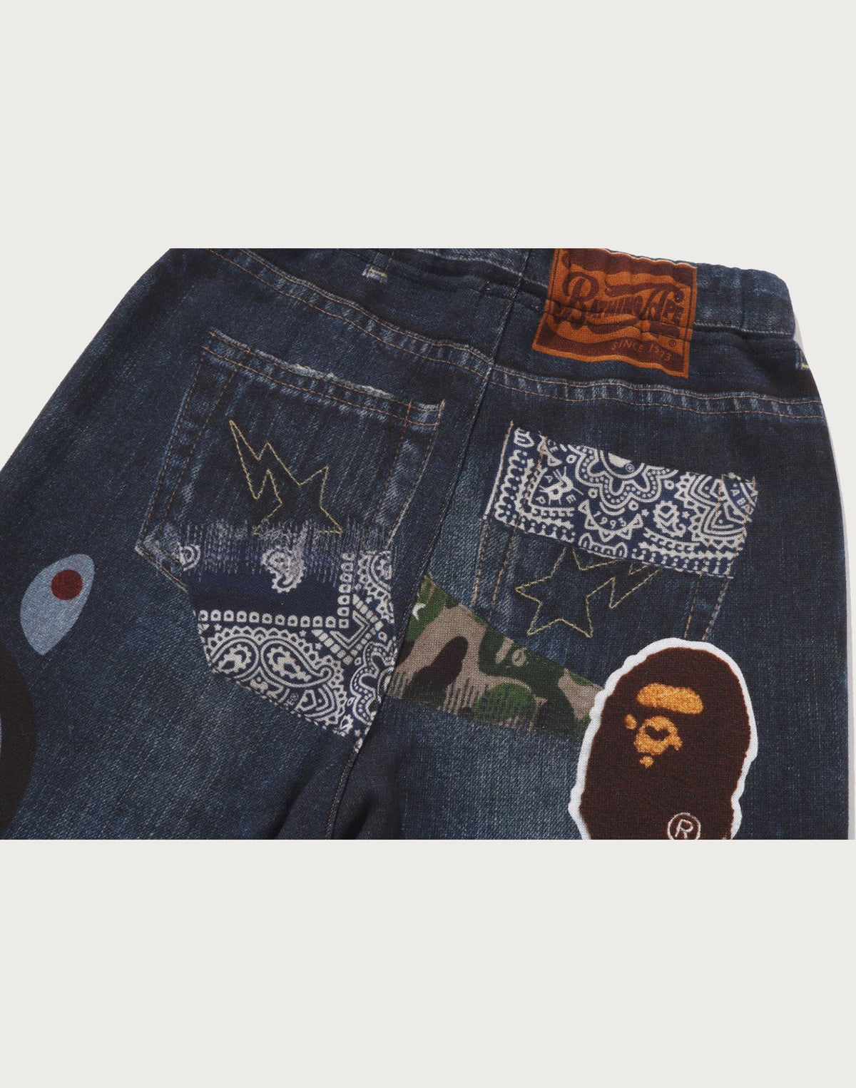 BABY MILO FRIENDS DENIM PRINT SWEAT PANTS KIDS