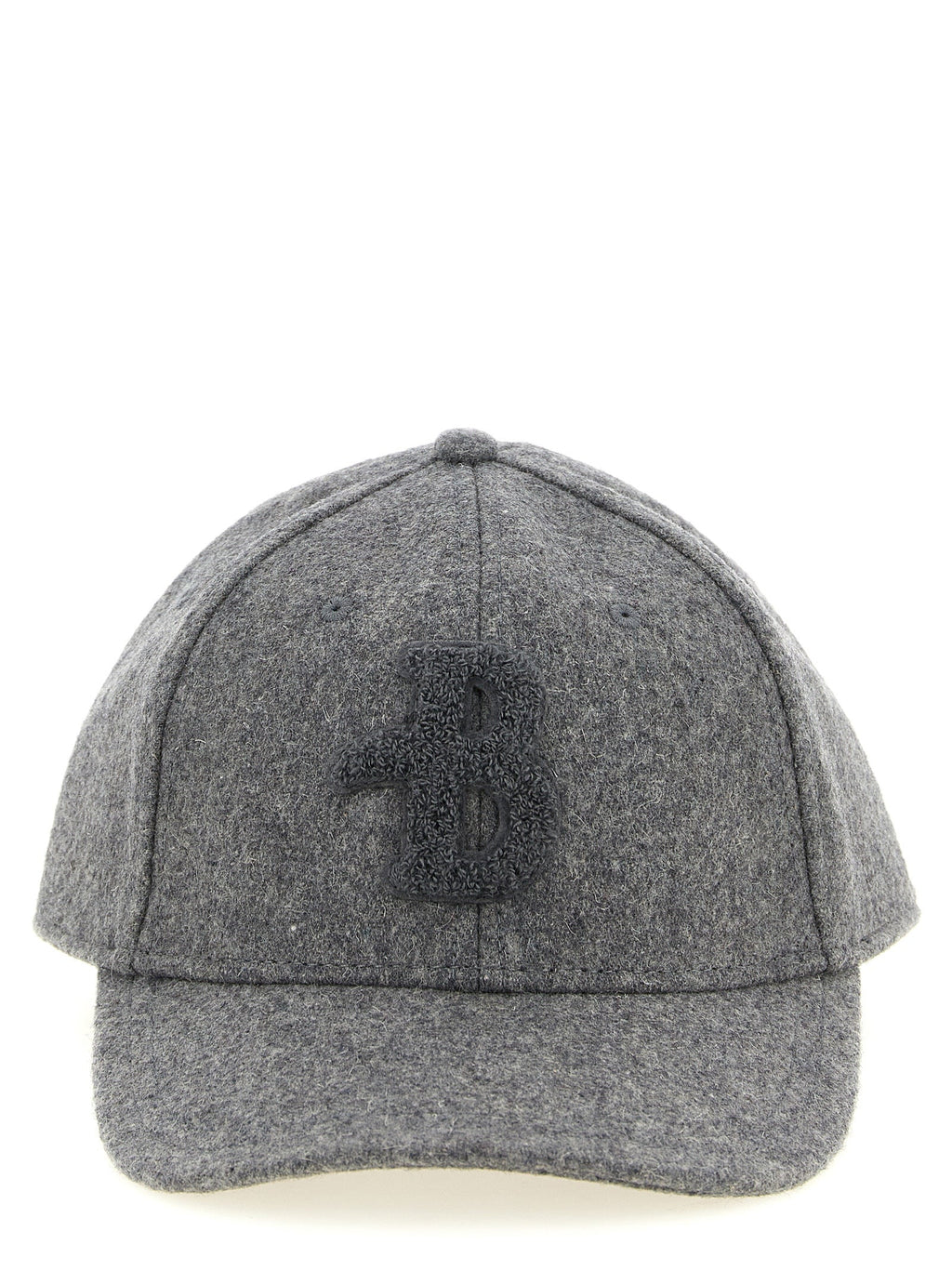 Ballantyne Gray Wool Baseball Cap