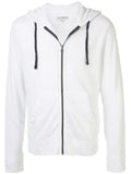 James Perse plain zipped hoodie