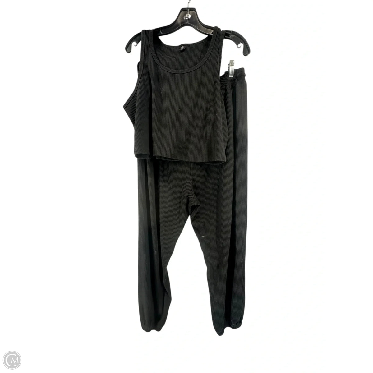 Pants Set 2pc By Shein In Black, Size: 2x