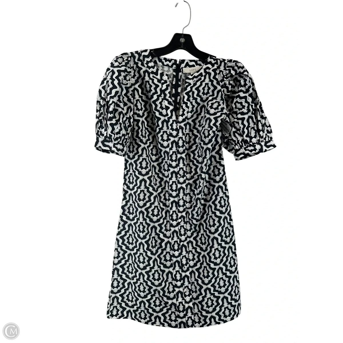 Dress Casual Short By Loft In Black & White, Size: Xs