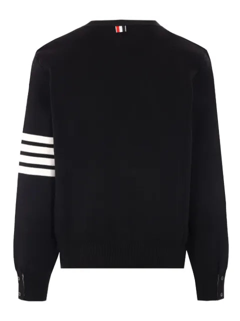 Thom Browne stripe-detail cotton cardigan