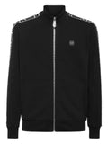 Philipp Plein logo-tape zip-up track jacket