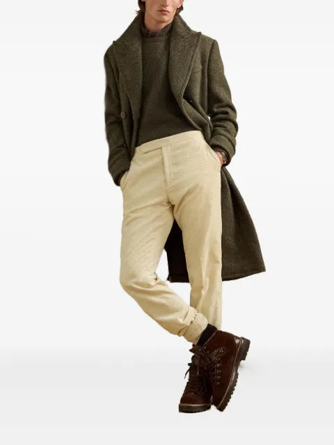 Ralph Lauren Purple Label birdseye button-detail sweater