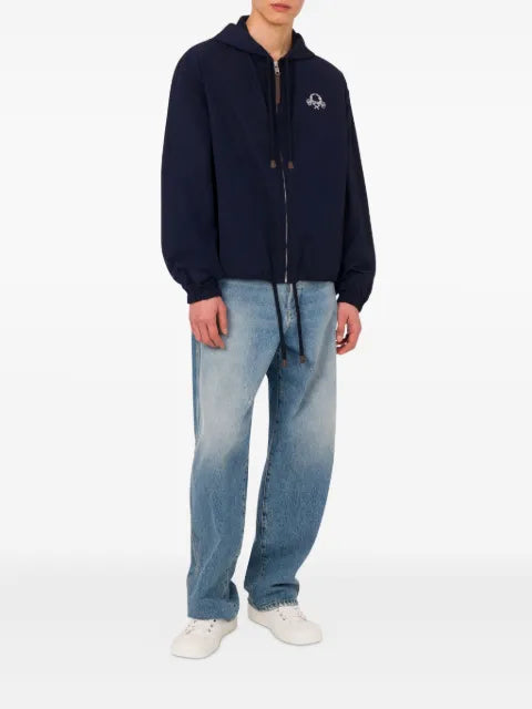 Moschino zip-up bomber jacket