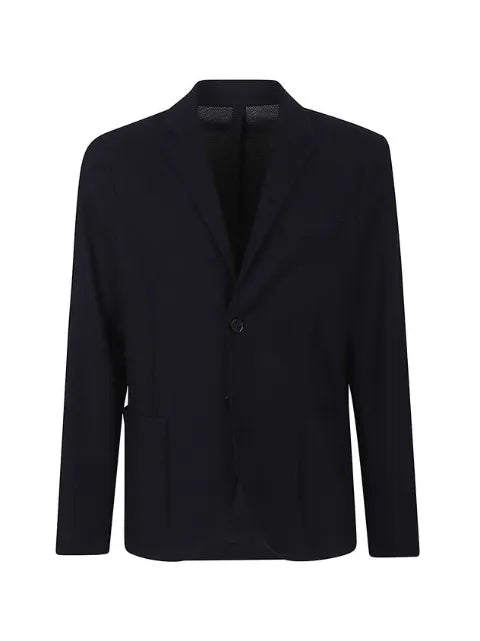 Harris Wharf London notched-lapel single-breasted blazer