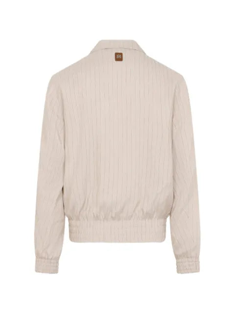 AMIRI striped zip-up jacket
