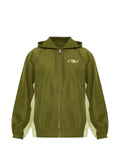 New Balance logo-print hooded jacket