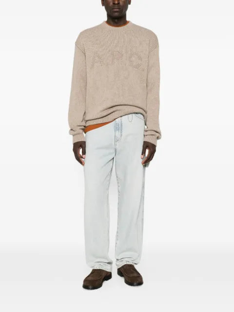A.P.C. George sweater with tone-on-tone logo