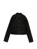 Rick Owens cropped button-up jacket