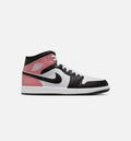 Air Jordan 1 Mid Rust Pink Men's Shoes - White/Rust Pink/Black