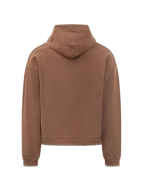 FOUND stitched-logo hoodie