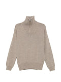 Daniele Fiesoli half-zip ribbed-trim sweater