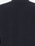 Kangra high-neck buttoned cardigan
