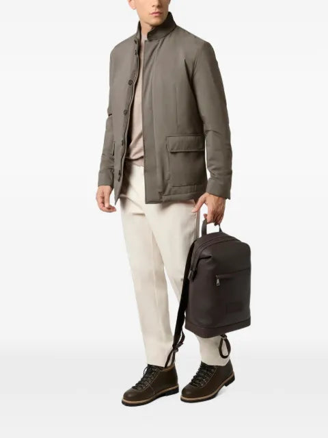 Paul & Shark Typhoon® Platinum suede-trim field jacket