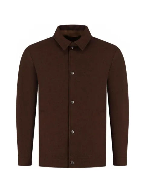 Woolrich logo-patch long-sleeve jacket