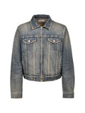 CEDARWOOD zip-up boxy-fit denim jacket
