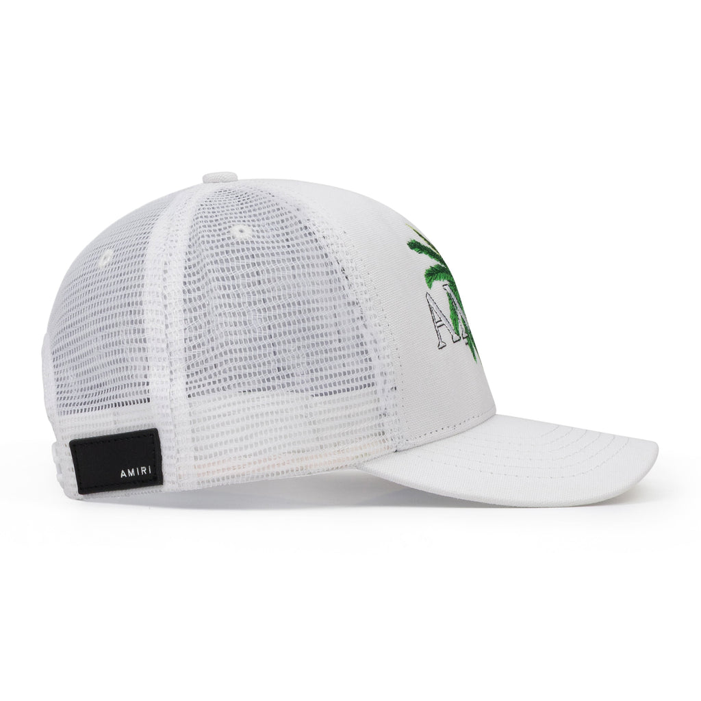 White PALM TREE HAT