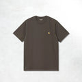 Carhartt WIP S/S Chase T-Shirt: Shungite / Gold