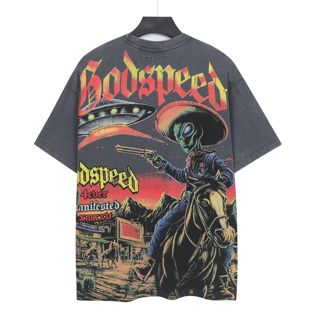 Godspeed Alien Cowboy Graphic T-Shirt