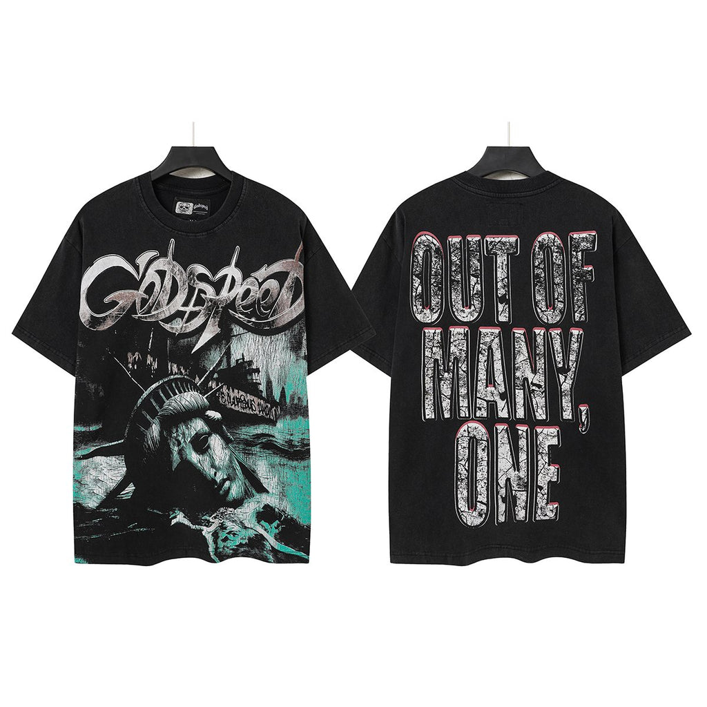 Godspeed Out of Many One Graphic T-Shirt