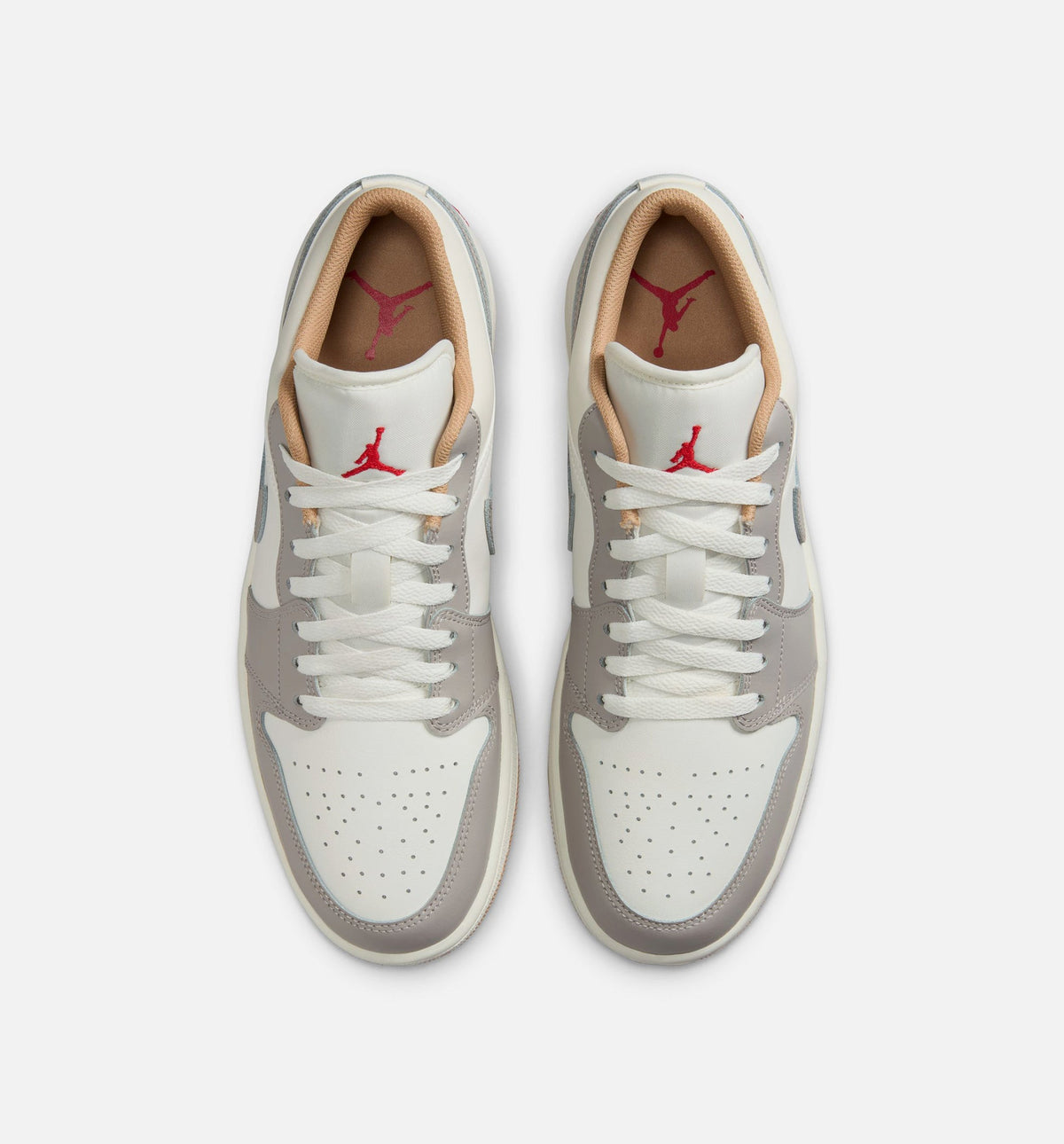 Air Jordan 1 Low Sail & Fire Red Men’s Shoes