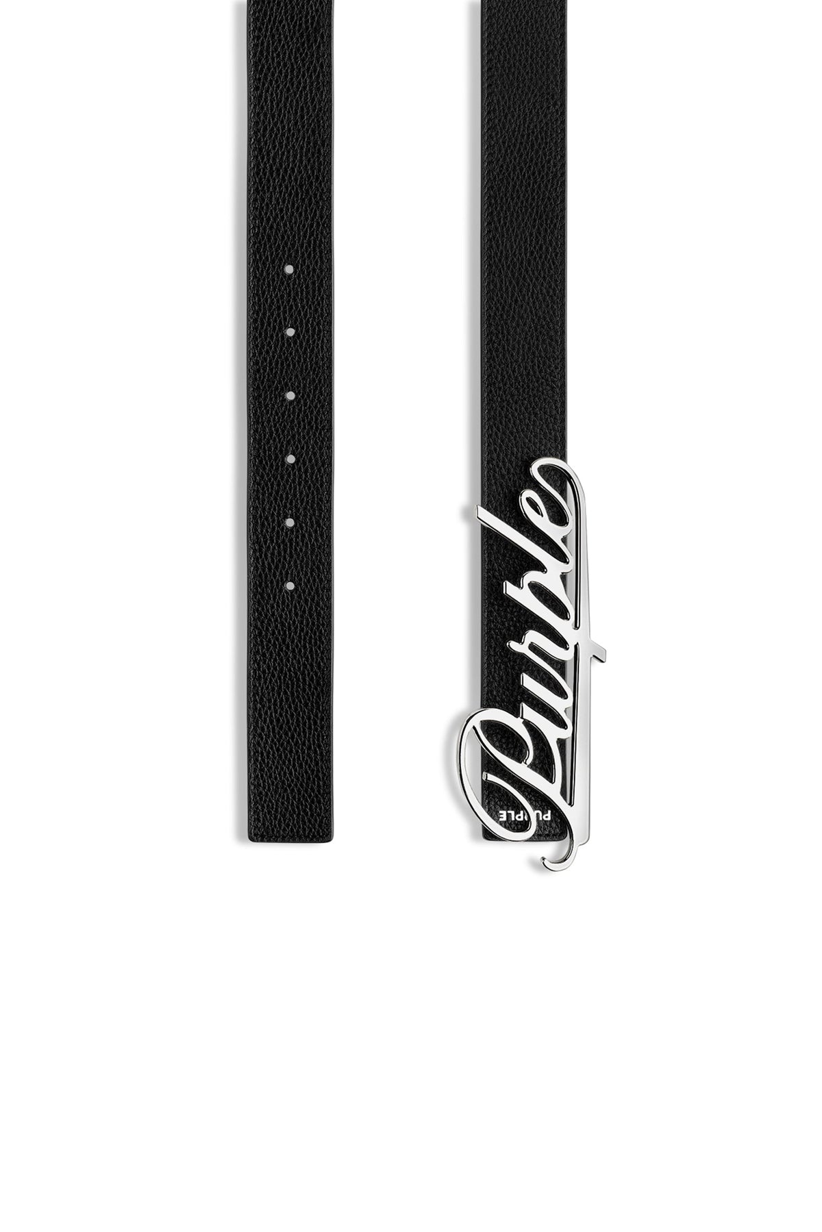 Purple Signature Leather Belt
