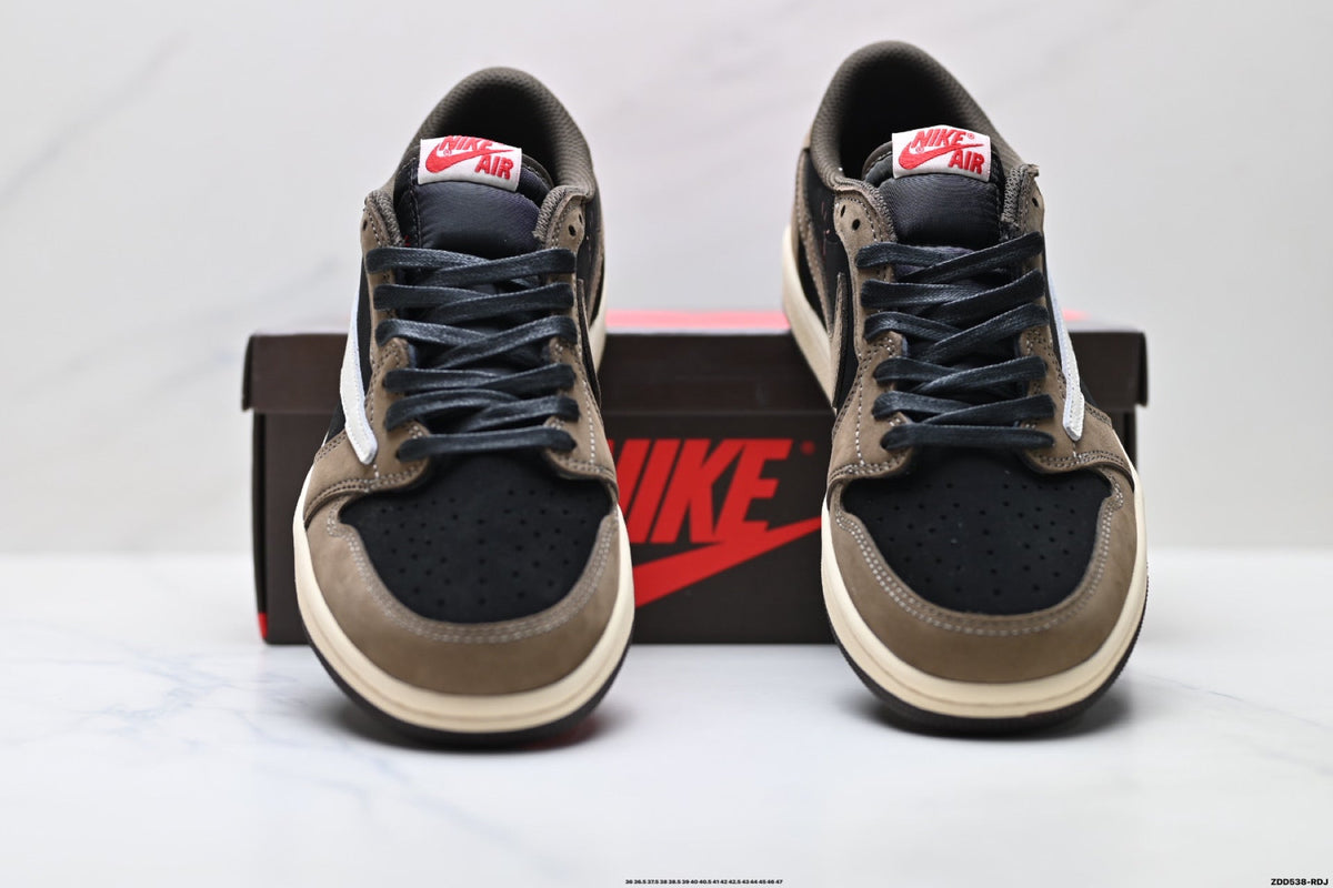 Nike Low-Top Sneakers Black Brown Beige Unisex Style 43