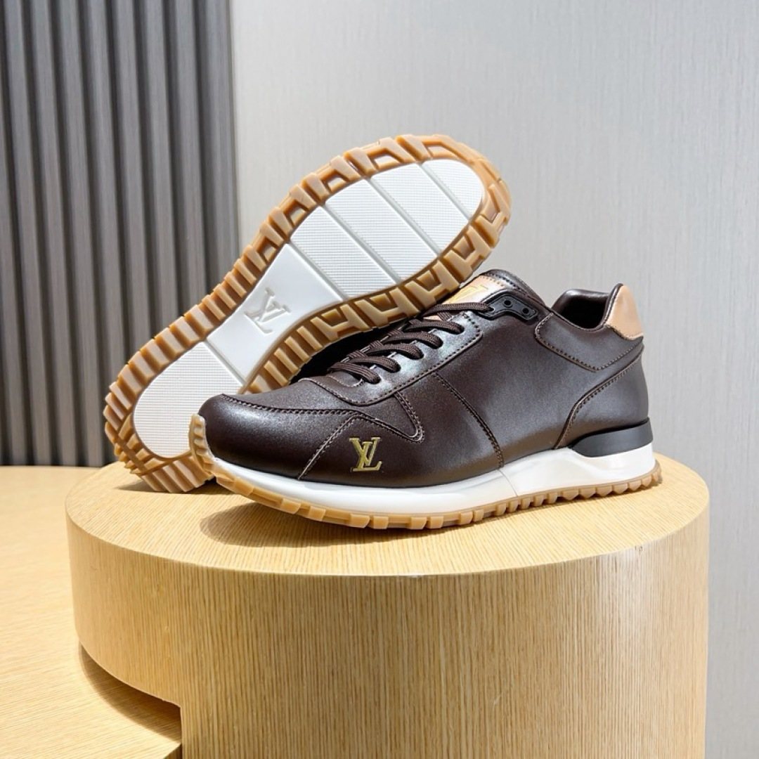 Louis Vuitton Two-Tone Low-Top Sneakers