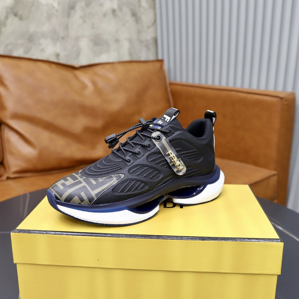 Fendi Men's Monogram Low-Top Sneakers