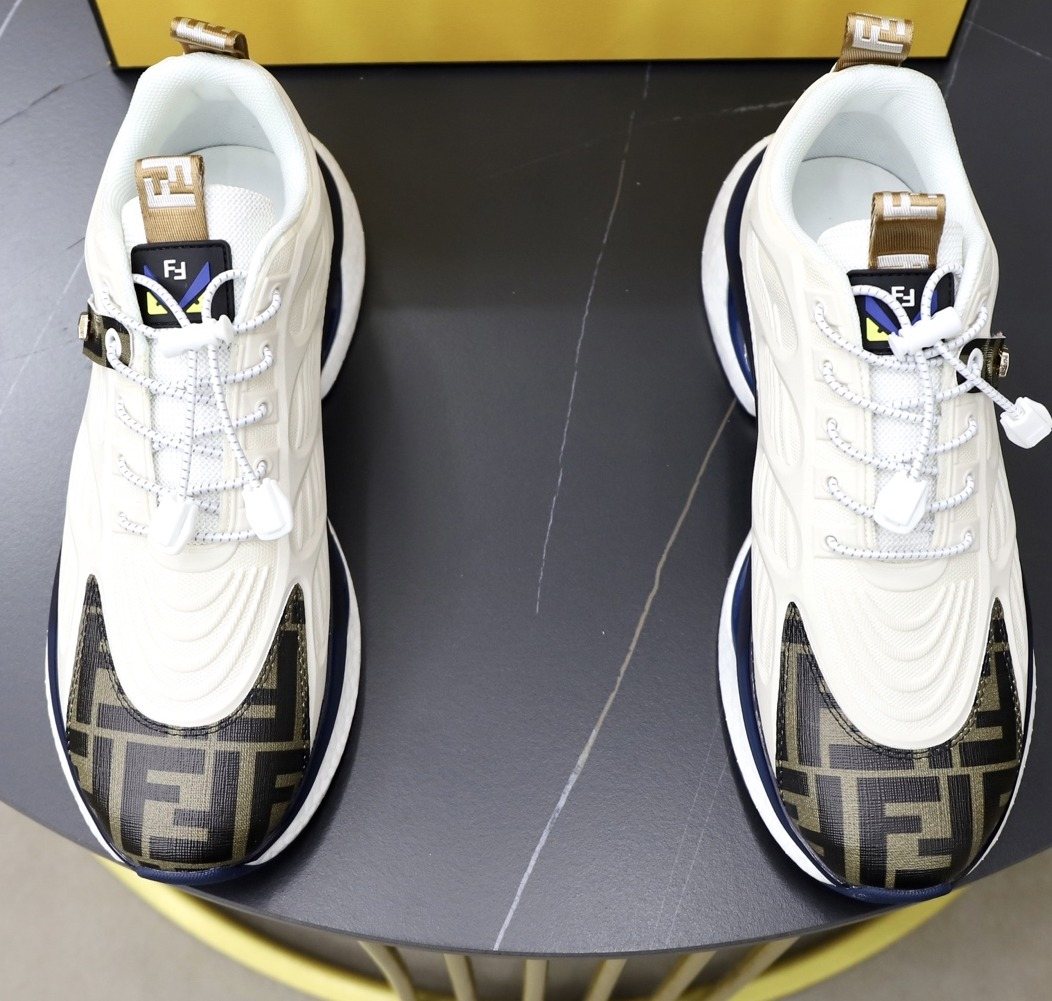 Fendi Men's Monogram Low-Top Sneakers
